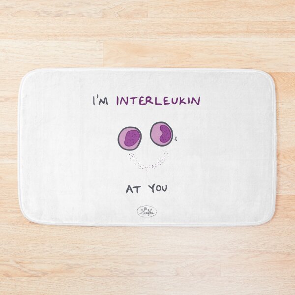 Item preview, I'm interleukin at you - punny valentines designed and sold by Pxycrafts.