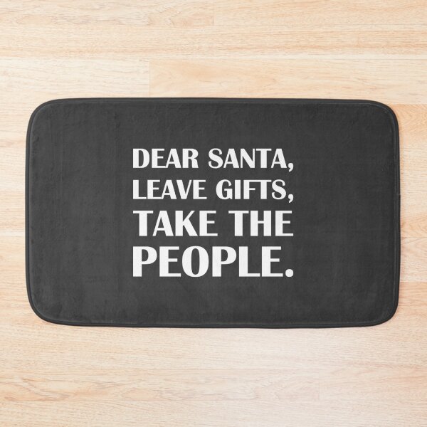 Item preview, Dear Santa, Leave Gifts, Take the People. / Introvert Joke Funny T-Shirt Label designed and sold by introvertvibes.