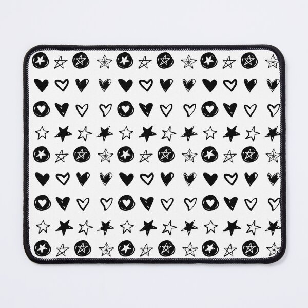 Item preview, Stars and hearts doodles designed and sold by MarleinWinter.