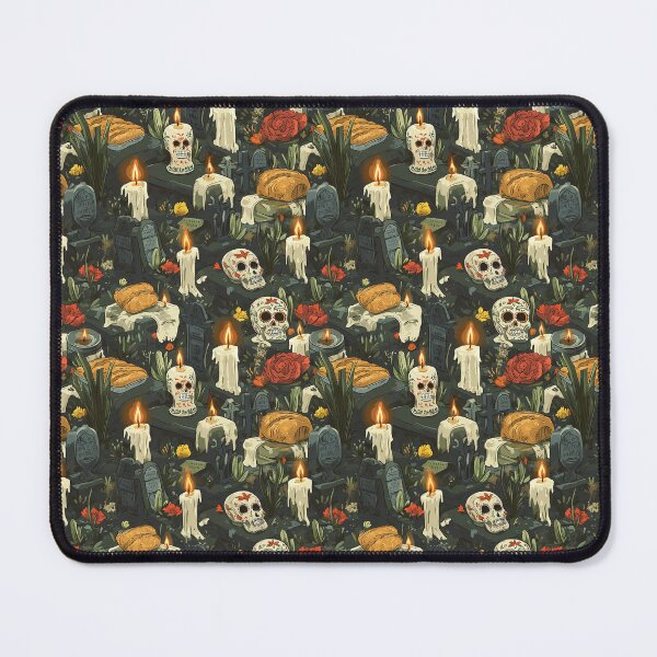 Item preview, Día de los Muertos candles designed and sold by MidArtForge.