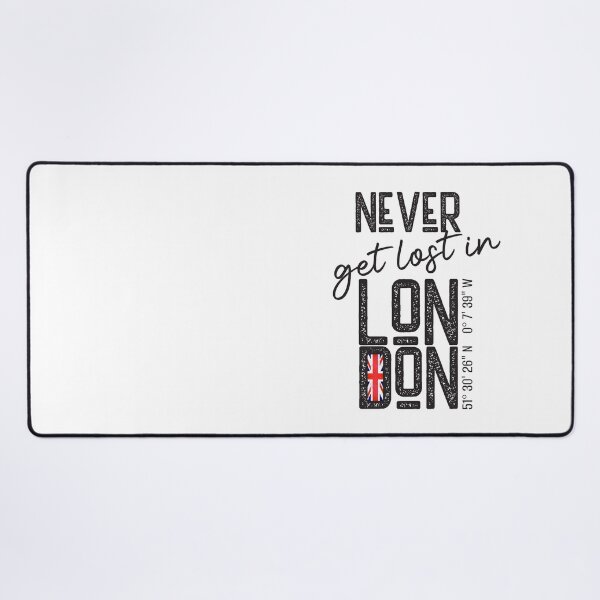 Item preview, Never get lost in London coordinates designed and sold by wortwerk-design.