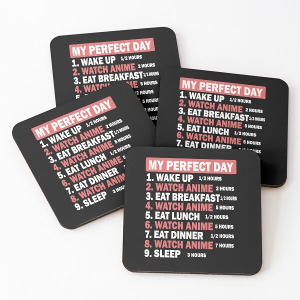 Item preview, Funny My Perfect Day To Do List By Hours Anime Manga Lover  designed and sold by ZANNIX.