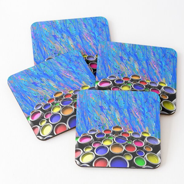 Item preview, Lets Get Painting - Cool Colours designed and sold by Fluid Artzworx.