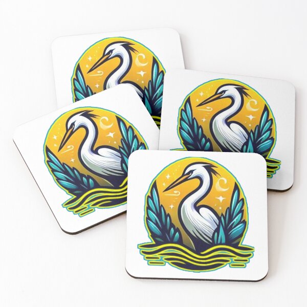 Item preview, White Egret - A Symbol of Grace and Elegance designed and sold by HappyLifeStore6.