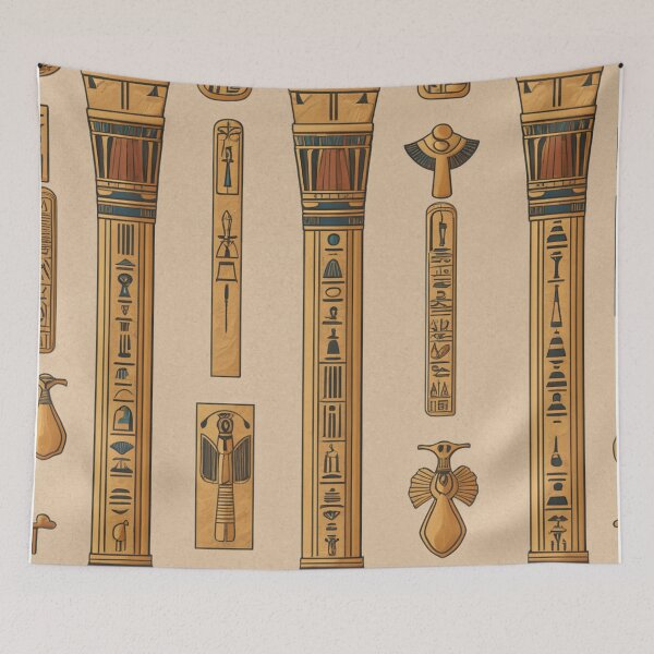 Item preview, Hieroglyphic Symbols Sticker designed and sold by EDigitalStore.