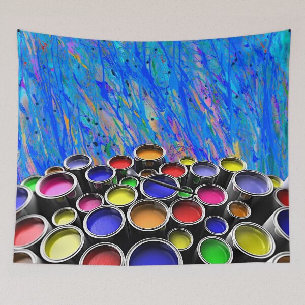 Item preview, Lets Get Painting - Cool Colours designed and sold by Fluid Artzworx.