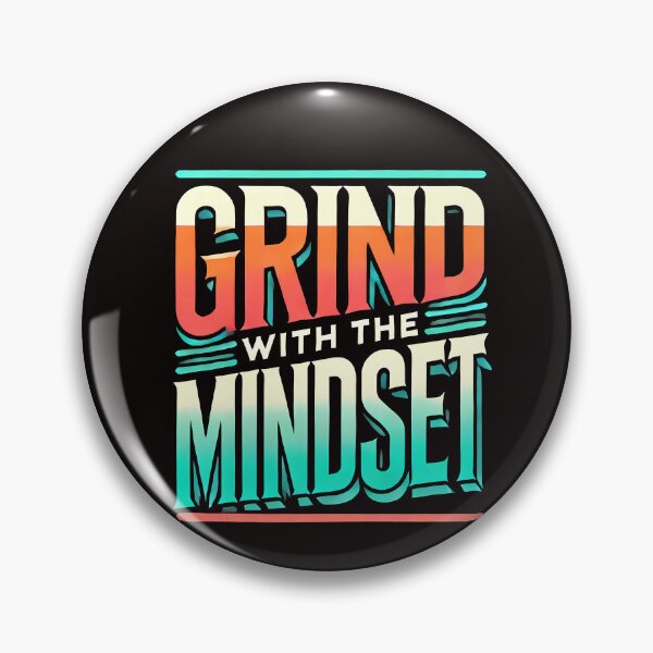 Item preview, Motivational Quote, Grind with the Mindset, Success  designed and sold by Logiamerch.