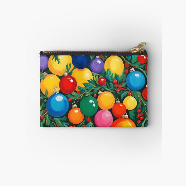 Item preview, Multi-colored Christmas balls - Festive pattern designed and sold by Fab-Haven.