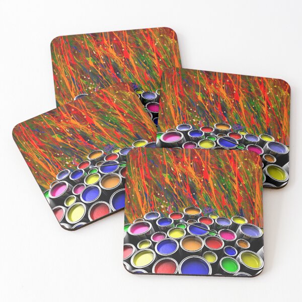 Item preview, Lets Get Painting - Warm Colours designed and sold by Fluid Artzworx.