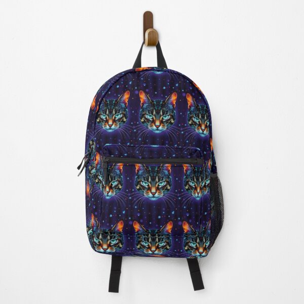 Item preview, Kosmiczny Kot - Neonowa Geometria / Cosmic Cat - Neon Geometry designed and sold by lolawycz.