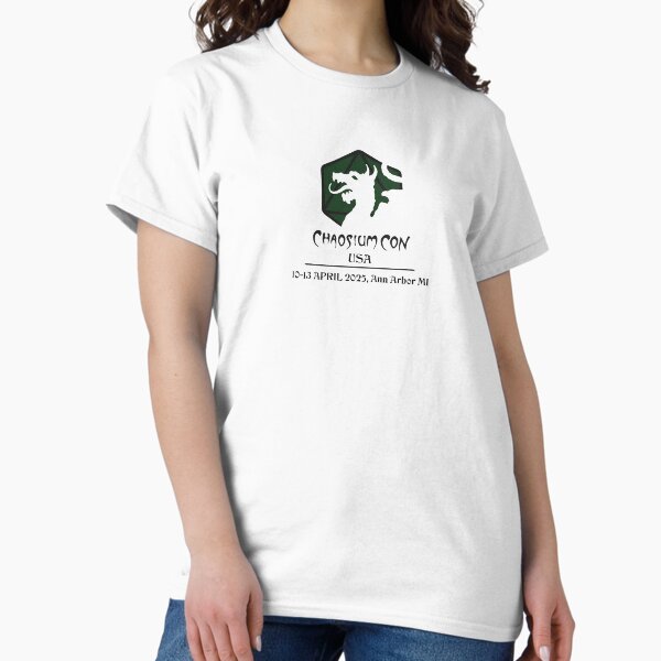 Chaosium Con USA 2025 Official T-Shirt - Green Logo Classic T-Shirt