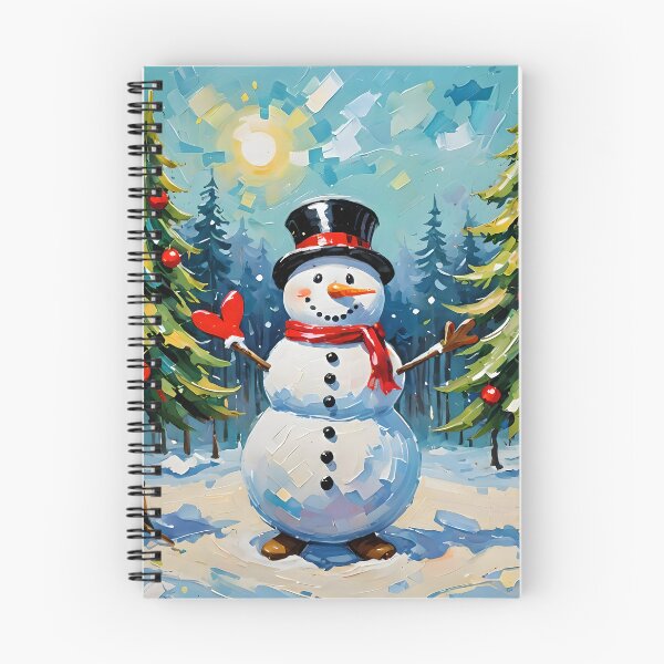 Item preview, Happy Snowman - Winter Illustration designed and sold by Fab-Haven.