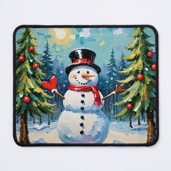 Item preview, Happy Snowman - Winter Illustration designed and sold by Fab-Haven.