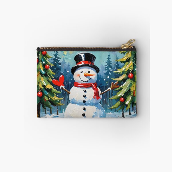 Item preview, Happy Snowman - Winter Illustration designed and sold by Fab-Haven.