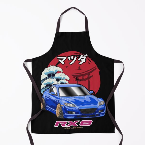 Artikelvorschau, Blauer Mazda RX8, japanischer Sonnenaufgang entworfen und verkauft von JDM Guyvit.