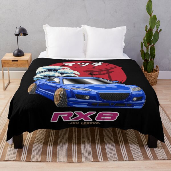 Artikelvorschau, Blauer Mazda RX8, japanischer Sonnenaufgang entworfen und verkauft von JDM Guyvit.