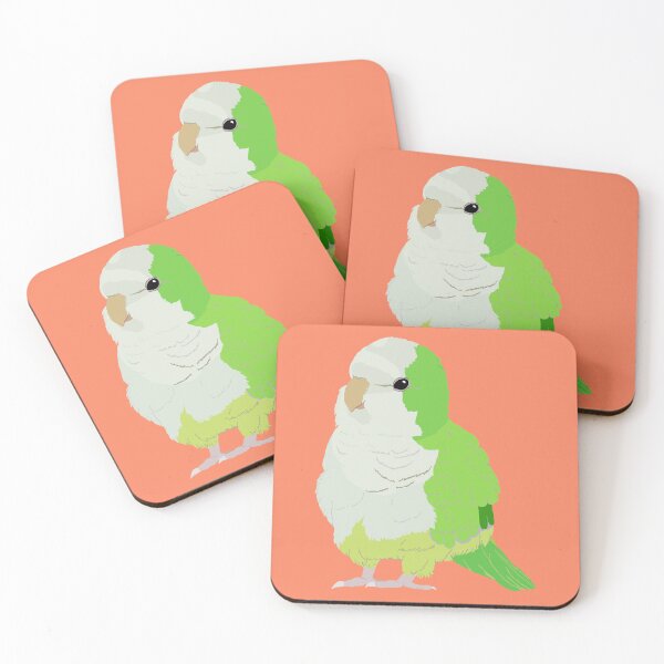 Item preview, Cute Quaker Parrot Green Version designed and sold by TiffinByLK.