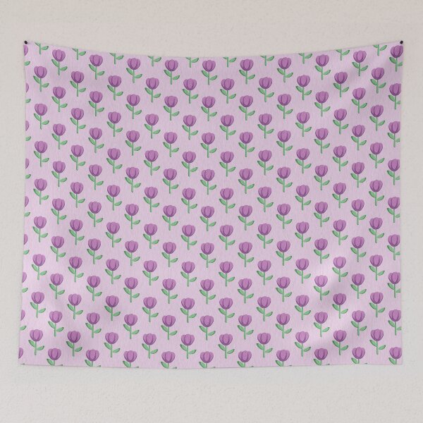 Item preview, The Elegance of Purple Tulips: A Symbol of Royalty and Grace designed and sold by ThawanTarnnoy.