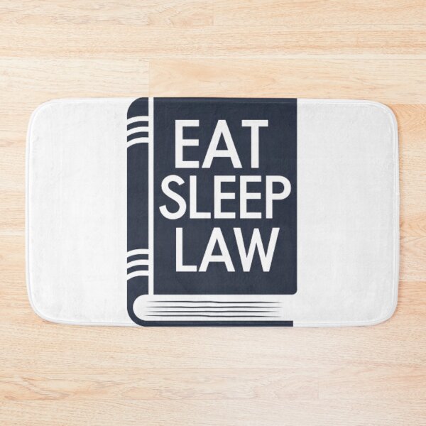 Item preview, Eat Sleep Law Sticker designed and sold by ArtQueen777.