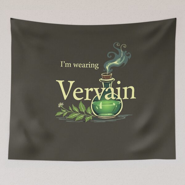 Item preview, Funny women TVD Vervain I'm wearing vervain quote humor Verbena officinalis, Vervain plant designed and sold by LuxeGraphix.