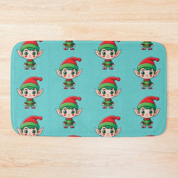 Item preview, Cheerful Christmas Elf in Cartoon Style. designed and sold by HEMRO.