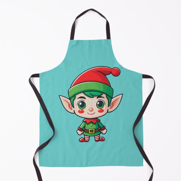 Item preview, Cheerful Christmas Elf in Cartoon Style. designed and sold by HEMRO.