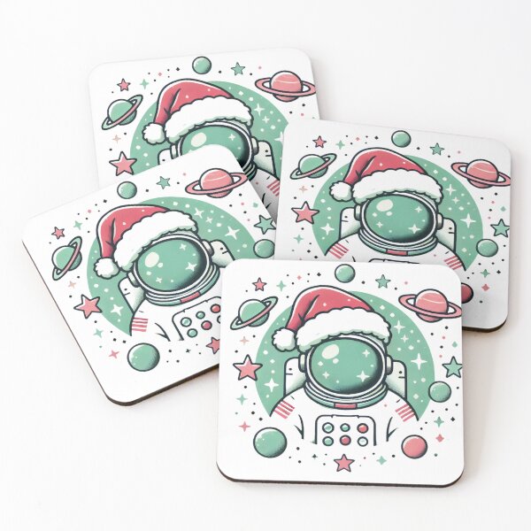 Item preview, Astronaut in Santa Hat - Out of This World Christmas designed and sold by AIARTIST1.