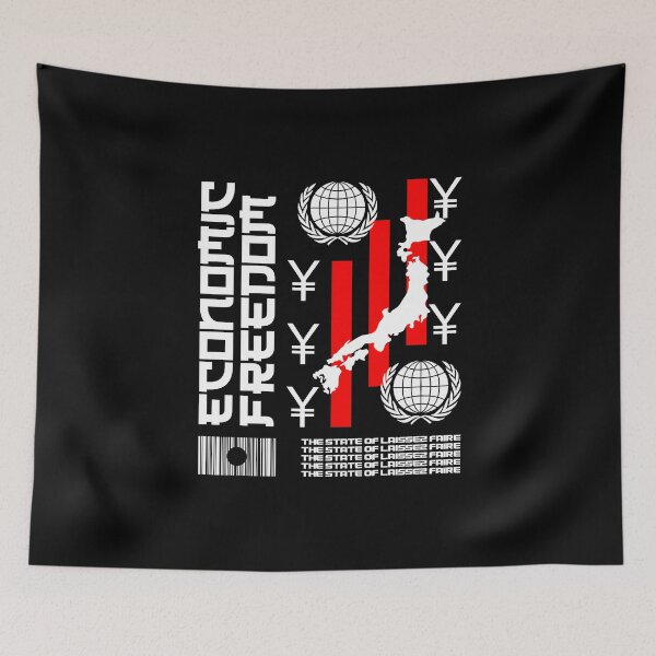Item preview, Japan and Economic Freedom designed and sold by CleanDecor.