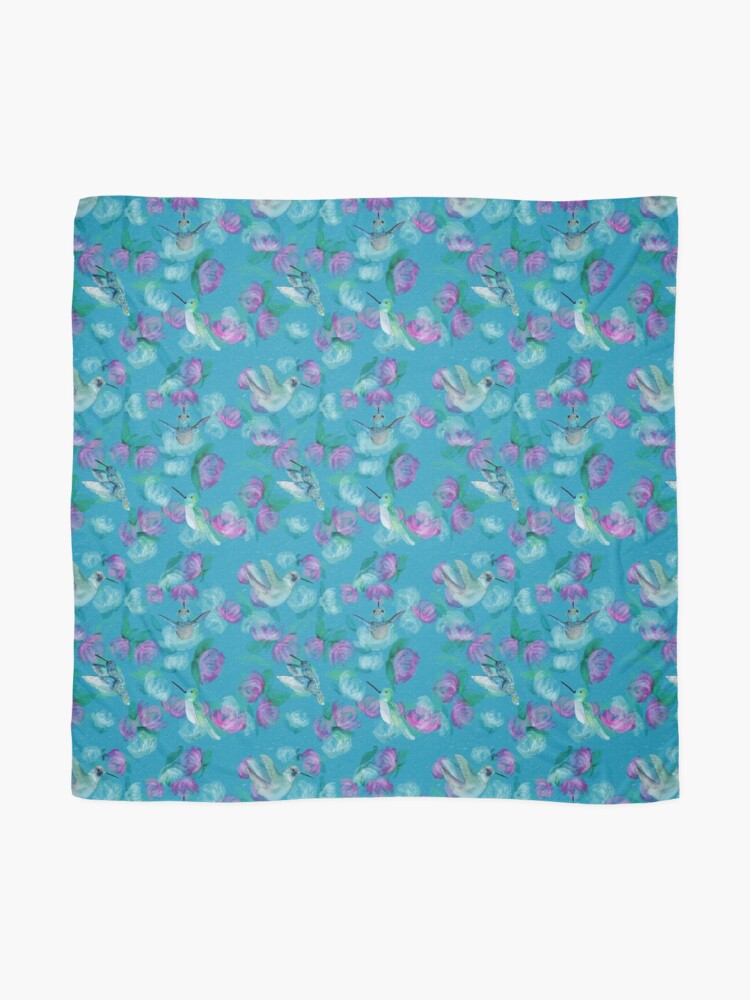 Alternate view of Humminbirds inspired by monet Scarf