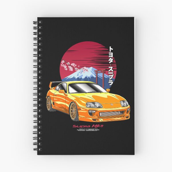 Item preview, Nippon JDM Orange Toyota Supra MK4 A80 designed and sold by JDM Guyvit.