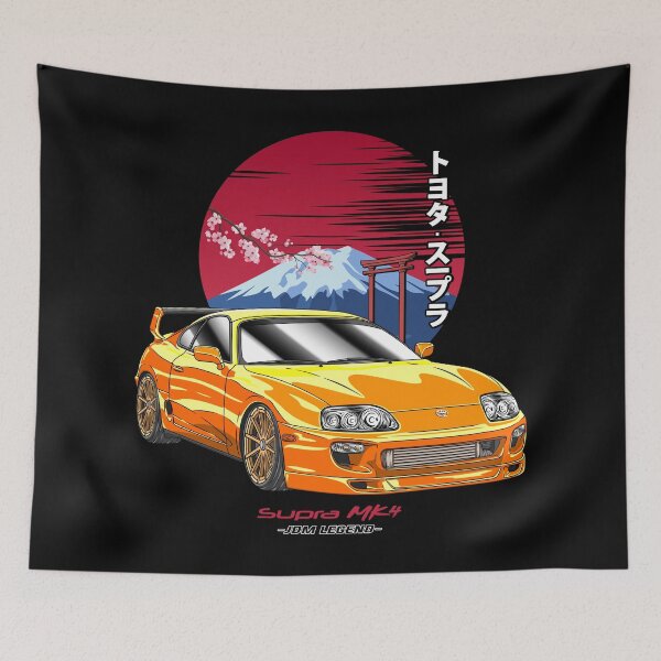 Item preview, Nippon JDM Orange Toyota Supra MK4 A80 designed and sold by JDM Guyvit.