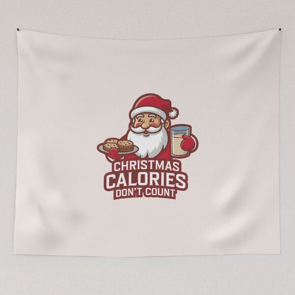 Item preview, Christmas calories don't count designed and sold by FriendlyLlama.