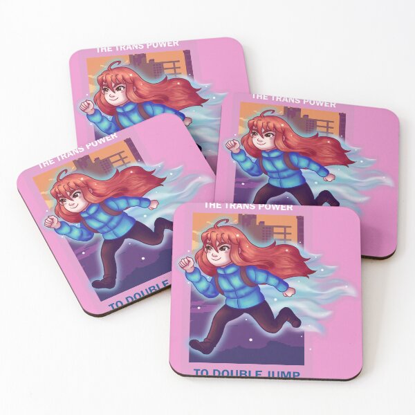 Item preview, Trans people can double jump - Celeste designed and sold by GalaxiaLu.
