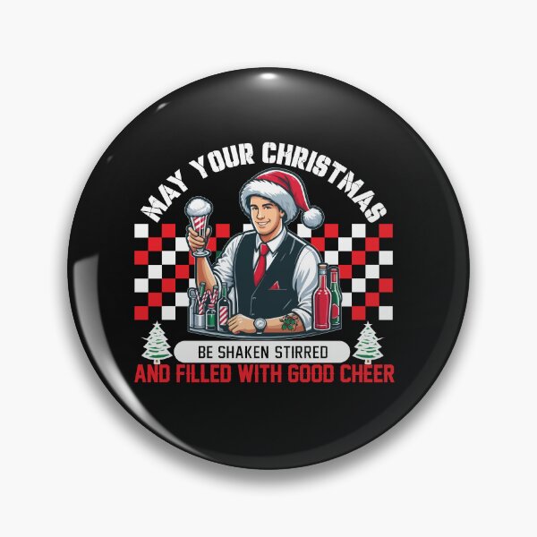 Item preview, Christmas Holiday Greetings - Shaken, Stirred & Merry Cheers designed and sold by PrintSplurge.