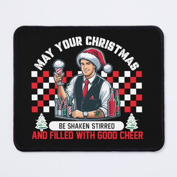 Item preview, Christmas Holiday Greetings - Shaken, Stirred & Merry Cheers designed and sold by PrintSplurge.