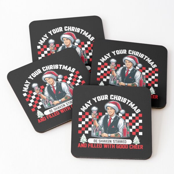 Item preview, Christmas Holiday Greetings - Shaken, Stirred & Merry Cheers designed and sold by PrintSplurge.