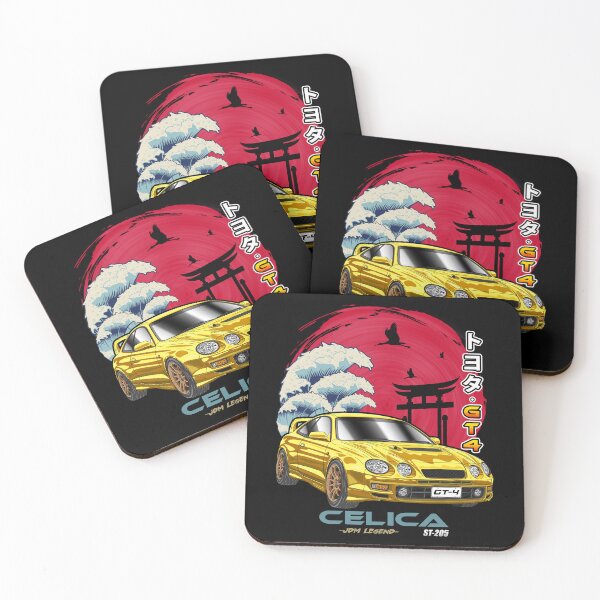 Item preview, Yellow Celica GT-4 ST205 Japanese Sun Rising designed and sold by JDM Guyvit.
