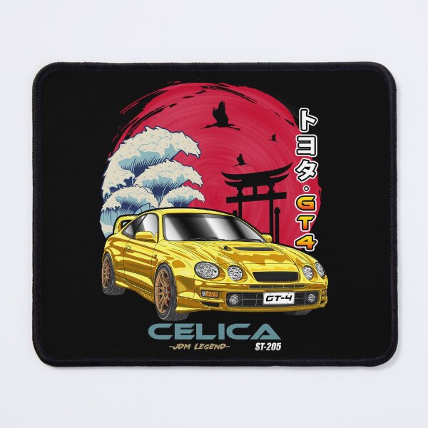 Item preview, Yellow Celica GT-4 ST205 Japanese Sun Rising designed and sold by JDM Guyvit.
