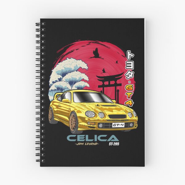 Item preview, Yellow Celica GT-4 ST205 Japanese Sun Rising designed and sold by JDM Guyvit.
