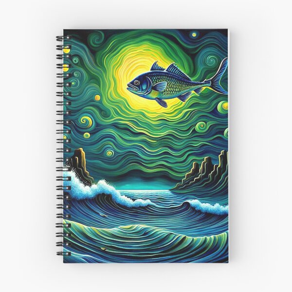 Item preview, Fish in Moonlight designed and sold by George Hutton Hunter.