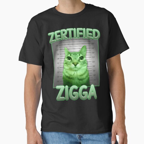 Vista previa del artículo con la obra «Divertido meme de gato con cerebro podrido de extraterrestre», diseñado y vendido por MemishDesign.