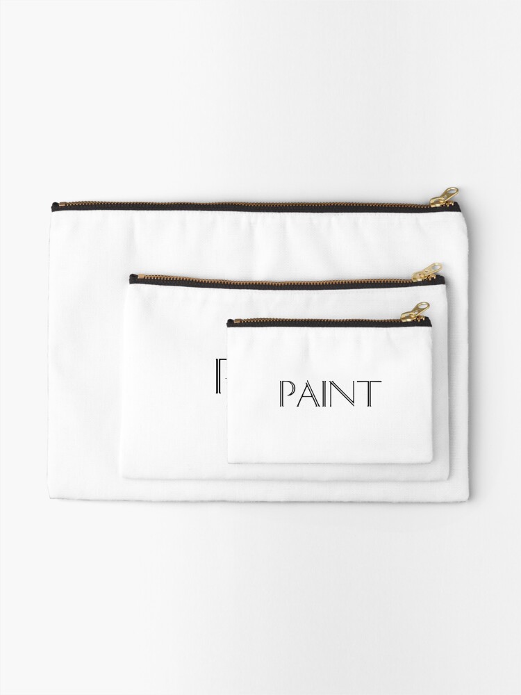Thumbnail 2 of 4, Zipper Pouch, Paint designed and sold by Slassyat.
