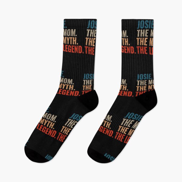 Item preview, Josie The Mom The Myth The Legend Josie Name Retro 70s distress designed and sold by Teelogic.