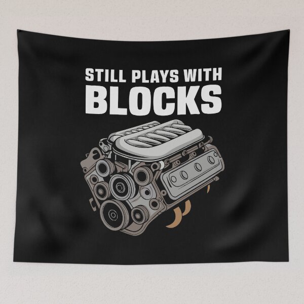Item preview, Car Enthusiast Engine Block Design Funny Mechanic Gift Car Humor designed and sold by w1ckerman.