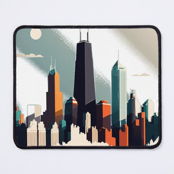 Item preview, Chicago City Skyline designed and sold by AndrewWorld.