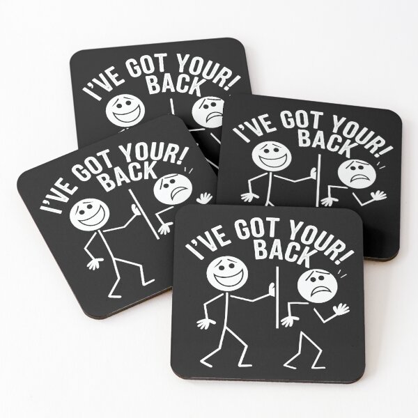 Item preview, I've Got Your Back Stick Figure Humor designed and sold by RebeccaRe.