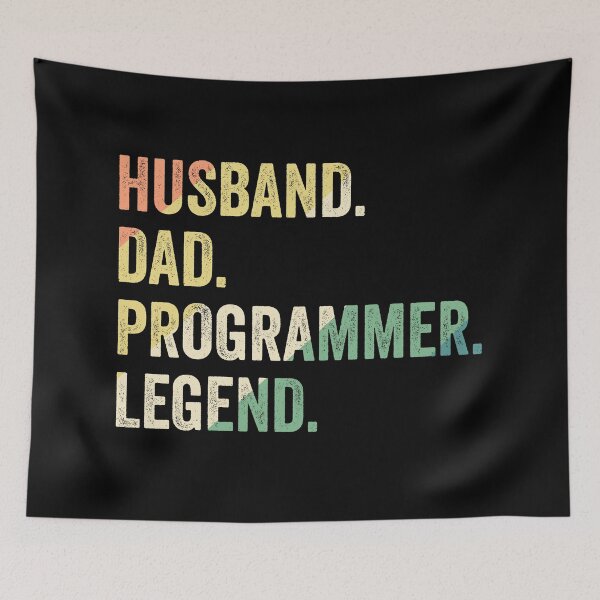 Item preview, Husband Dad Programmer Legend Funny Programmer designed and sold by RareBunny.