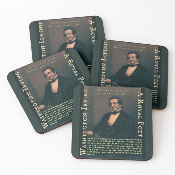 Item preview, Washington Irving quote: Some minds corrode and grow inactive under the loss of personal liberty; others grow morbid and irritable; designed and sold by artbleed.