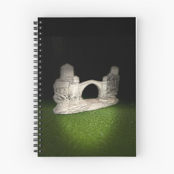 Item preview, Stari Most sculpture (green background) designed and sold by AmkonyDesign.