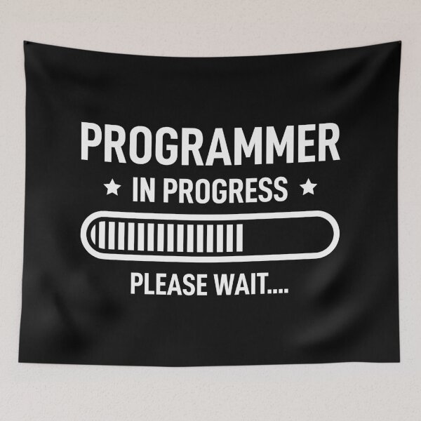 Item preview, Programmer In Progress Funny Computer Science Student designed and sold by RareBunny.